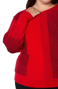 BOAT NECK DOLMAN SWEATER