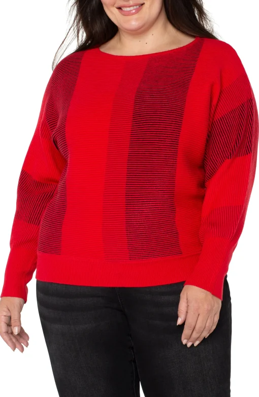 BOAT NECK DOLMAN SWEATER