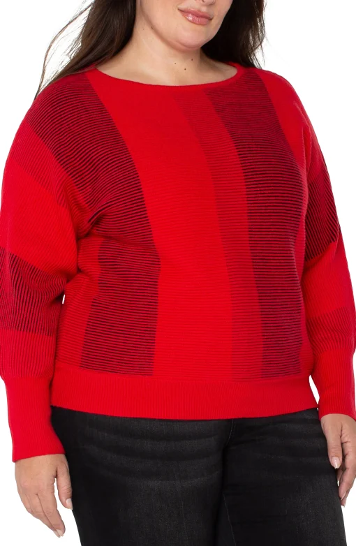 BOAT NECK DOLMAN SWEATER