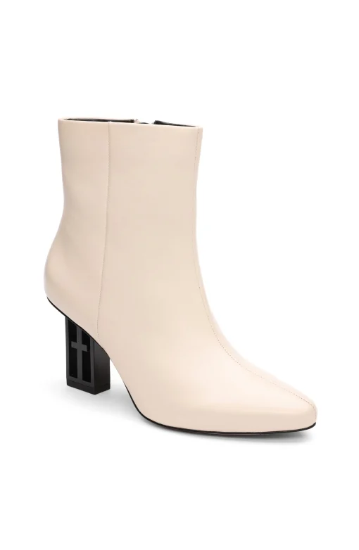 CLAREMONT ICON HEEL SIDE ZIP BOOTIE