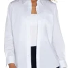 CLASSIC BUTTON FRONT POPLIN SHIRT