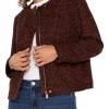 COLLARLESS ZIP UP JACKET