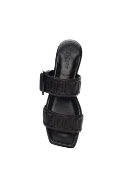 DOWNTOWN LOGO STITCH SANDAL