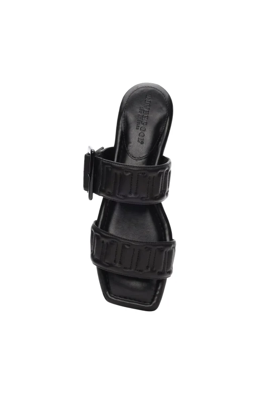 DOWNTOWN LOGO STITCH SANDAL
