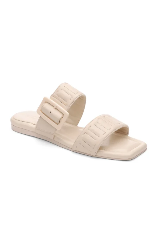 DOWNTOWN LOGO STITCH SANDAL