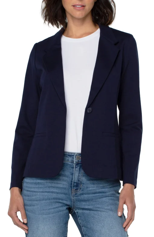 FITTED BLAZER SUPER STRETCH PONTE