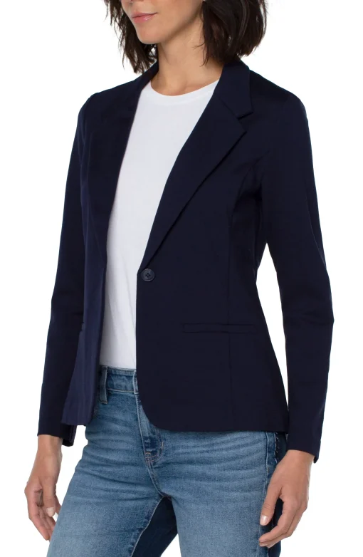 FITTED BLAZER SUPER STRETCH PONTE