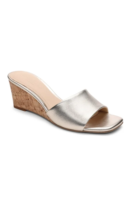 FLOWERS WEDGE MULE