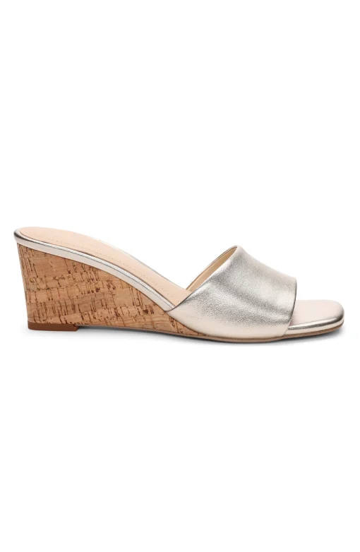 FLOWERS WEDGE MULE