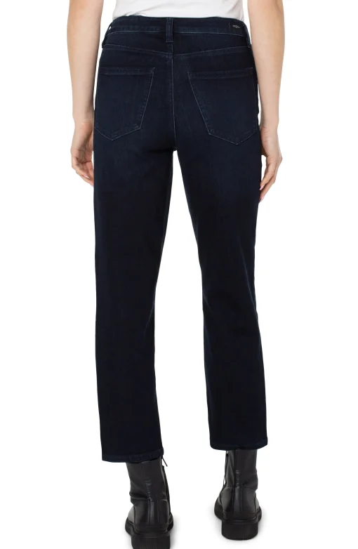 KENNEDY CROP HI-RISE WITH EXPOSED BUTTON FLY