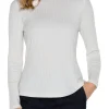 LONG SLEEVE BOAT NECK KNIT TOP