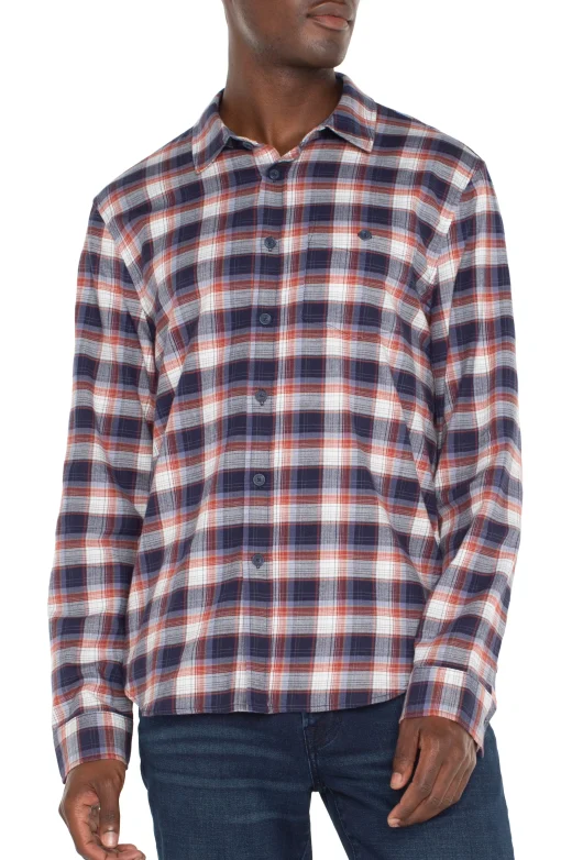 LONG SLEEVE BUTTON UP SHIRT