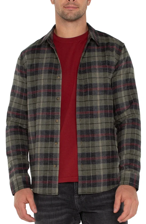 LONG SLEEVE BUTTON UP SHIRT