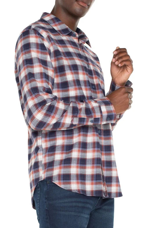 LONG SLEEVE BUTTON UP SHIRT