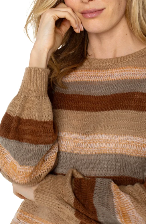 LONG SLEEVE CREW NECK SWEATER