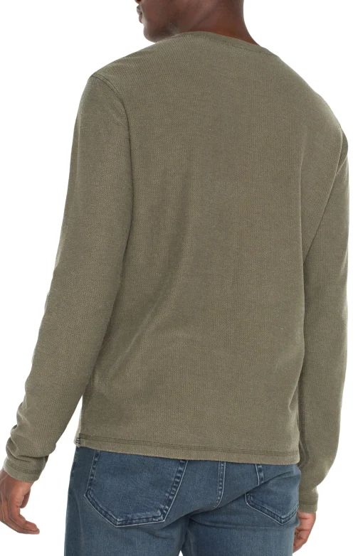 LONG SLEEVE HENLEY