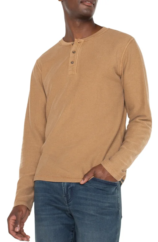 LONG SLEEVE HENLEY