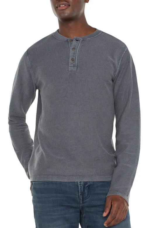 LONG SLEEVE HENLEY