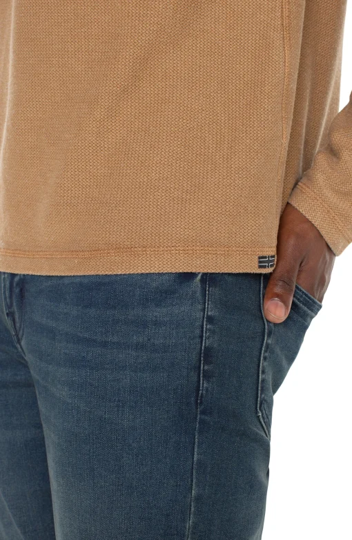 LONG SLEEVE HENLEY
