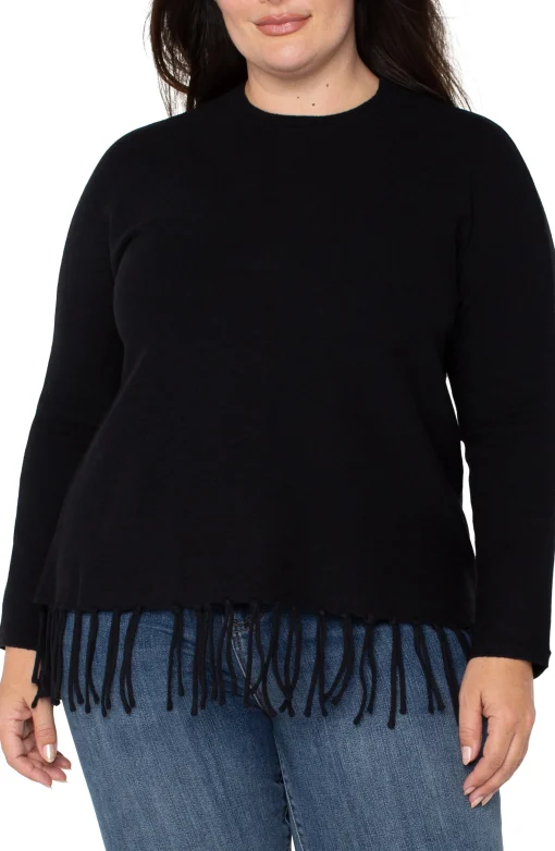 LONG SLEEVE SEAMLESS SWEATER
