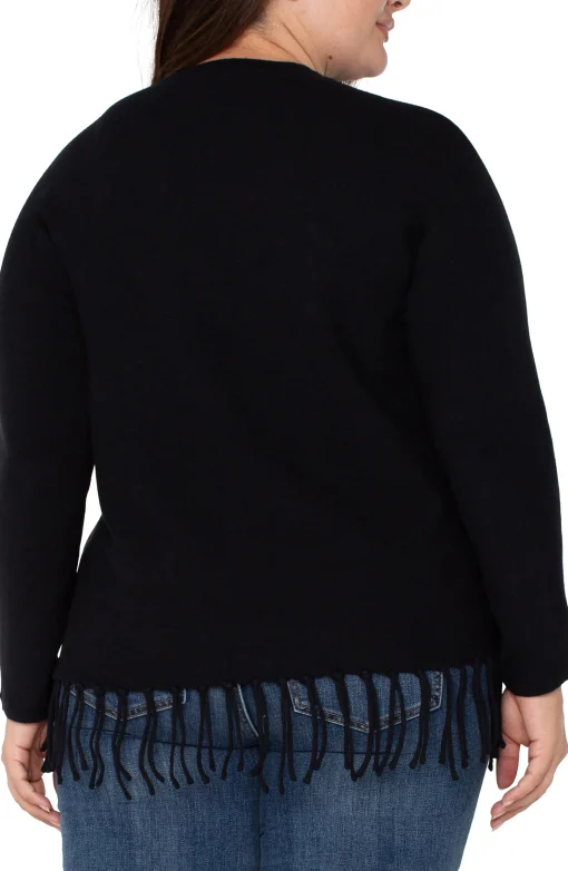 LONG SLEEVE SEAMLESS SWEATER