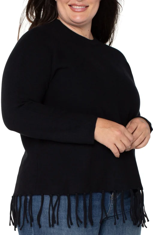 LONG SLEEVE SEAMLESS SWEATER