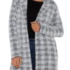 OPEN FRONT COATIGAN SWEATER