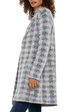 OPEN FRONT COATIGAN SWEATER