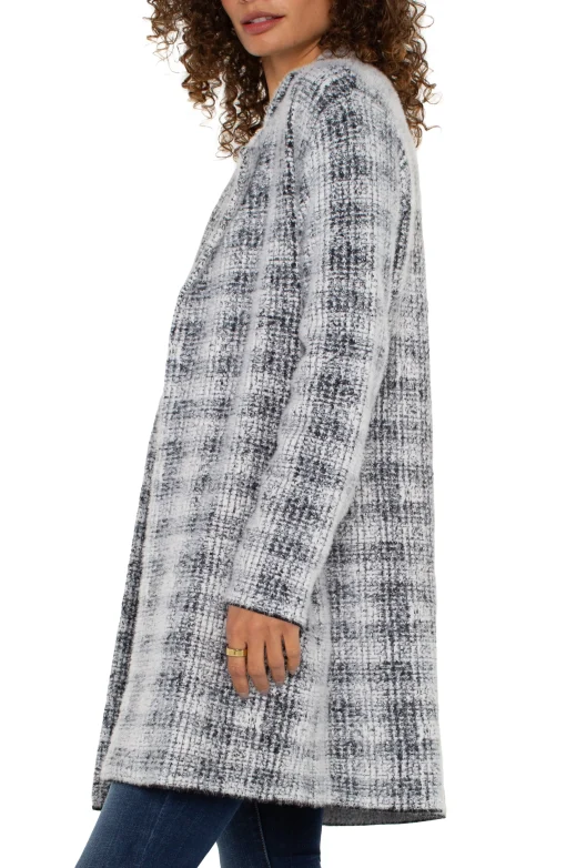 OPEN FRONT COATIGAN SWEATER