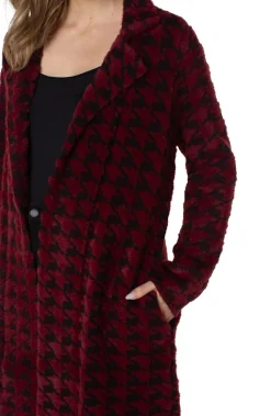 OPEN FRONT COATIGAN SWEATER