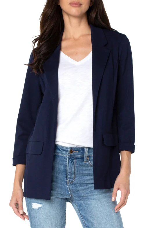PETITE BOYFRIEND BLAZER WITH PRINCESS DARTS