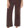 PULL ON WIDE LEG CROP TROUSER