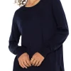 RAGLAN SWEATER WITH SIDE SLITS