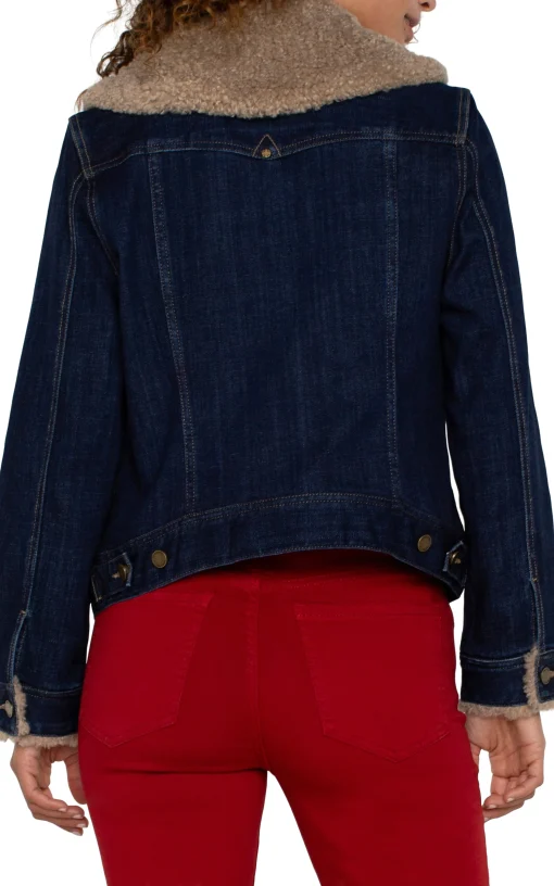SHERPA COLLAR TRUCKER JACKET