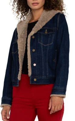 SHERPA COLLAR TRUCKER JACKET