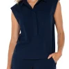 SLEEVELESS CROPPED SHIRT