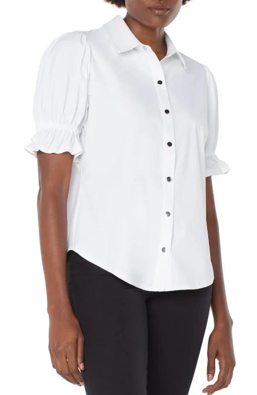SNAP FRONT KNIT SHIRT