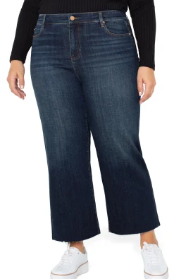 STRIDE HI-RISE CROP WITH WIDE CUT HEM